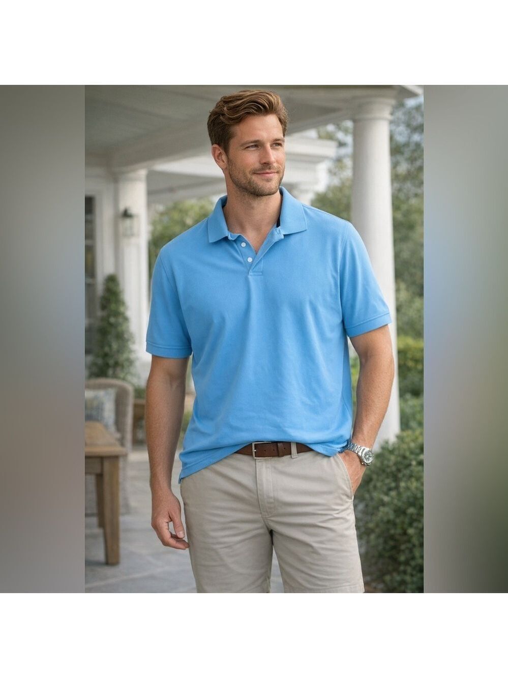 Croft & Barrow Sky Blue Polo Shirt
